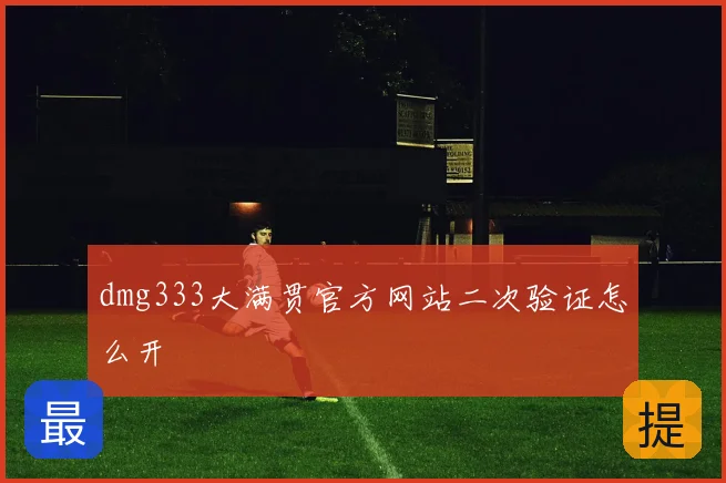dmg333大满贯官方网站二次验证怎么开